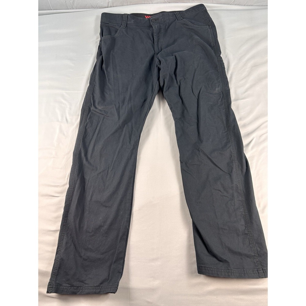 Wrangler ATG Pants Mens 36x32 Black Outdoor Hiking Stretch Utility Workwear